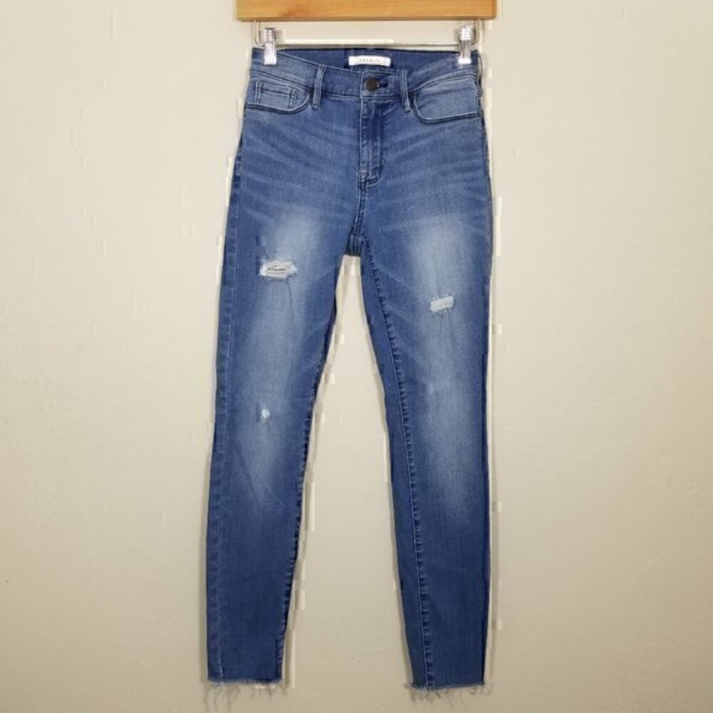 PacSun High Rise Jegging Distressed Stretch Jeans Blue Size 24